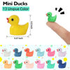 Picture of Rachan130 Pcs Mini Ducks Bulk Resin Duck Figurines for Miniature Landscape Garden Aquarium Potted Accessories Home Prank Game Dollhouse Decor Office Decompression