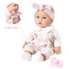 Picture of Enjoyin 12'' Baby Doll in Gift Box with Pink Cloths, Pacifier, 13''x13'' Microfabric Blanket, and Feeding Bottle. Gift Idea for Ages 3+