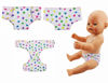 Picture of DC-BEAUTIFUL 4 Pack Baby Diapers Doll Underwear for 14-18 Inch Baby Dolls, Suitable for Infant Dolls Baby Girls