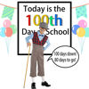 Picture of Lingway Toys Kids 100 Days of School Costume Kids Old Man Costume Grandpa Costume Kids Boys for Halloween 6-8