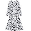 Picture of ZeroShop Dalmatian Costume Kids,101 Days of School Outfit Clothes Shirt Dress Tutu for Girls Ears Headband Socks Accessories,6