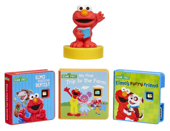 Picture of Little Tikes Story Dream Machine Sesame Street Elmo & Friends Story Collection, Storytime, Books, Audio Play Character, Toy Gift for Toddlers and Kids Girls Boys Ages 3+ Years