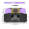 Picture of FEIERYA Automatic Card Shuffler 2 Deck,Battery-Operated Electric UNO Poker Shuffler,Playing Card Shuffler for Home Card Game,Travel