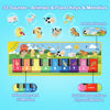 Picture of FOKI Floor Piano Mat for Toddlers, Baby Kid Sensory Educational Dancing Keyboard Carpet Animal Sounds Blanket Touch Playmat Musical Mats Birthday Toddler Toys for 1 2 3 4 5 Year Old Boy Girl Gifts
