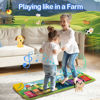 Picture of FOKI Floor Piano Mat for Toddlers, Baby Kid Sensory Educational Dancing Keyboard Carpet Animal Sounds Blanket Touch Playmat Musical Mats Birthday Toddler Toys for 1 2 3 4 5 Year Old Boy Girl Gifts