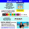 Picture of The HAPPY PIANO PRESCHOOLERS Book & Color-Coded Stickers KIT. SO EASY-to-FOLLOW. Kids Toddlers AGES 3-5. Beginner music book, BABY SHARK lesson video, FREE Book 2 (digital) 20K taught since 2006!