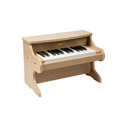 Picture of ZIPPY Kids Piano Keyboard, 25 Keys Digital Piano for Kids, Mini Music Educational Instrument Toy, Wood Piano for Toddlers Girls Boys, Oak