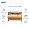 Picture of ZIPPY Kids Piano Keyboard, 25 Keys Digital Piano for Kids, Mini Music Educational Instrument Toy, Wood Piano for Toddlers Girls Boys, Oak
