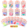 Picture of 32 Pack Valentines Day Gifts for Kids - Valentines Cards with Mini Heart Pop Fidget Toys Bulk - Valentine Exchange for Girls Boys School Class Classroom Fidget Toys Party Favors