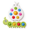Picture of LiKee Fidget Popper Sensory Baby Toys for 10+ Months, Montessori Busy Toy for 1 2 3 Year Old Toddlers Push and Popping Bubbles Fine Motor Skill, Travel Toys for Kids Ages 1-3 Stress Relief (2 Pieces)