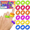 Picture of Fidget Toys Kids Sensory Rings: Fidget Ring Sensory Toys for Kids with Autism - Quiet Anxiety Fidgets for Classroom 18 Pack