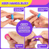 Picture of Fidget Toys Kids Sensory Rings: Fidget Ring Sensory Toys for Kids with Autism - Quiet Anxiety Fidgets for Classroom 18 Pack
