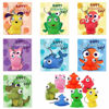 Picture of JOYIN 28 Packs Valentine's Day Gift Cards with Popping Eyes Animal Keychains for Kids Party Favor, Classroom Exchange Prizes, Valentine’s Greeting Cards