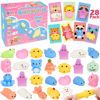 Picture of Valentines Cards for Kids Classroom - 28 Packs Cute Mochi Squishies Toys with Cards, Valentine Party Favors Toys for Boys & Girls, Kids Exchange Cards for School Classroom, Ideal Valentine Gifts