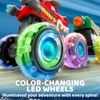 Picture of JOYIN 3 Pack Monster Truck Toy - Motion Activated Light-Up Cars for Toddlers - Monster Treads Lightning Wheels - Baby Toy Present - Press & Go Cars for Boys Girls