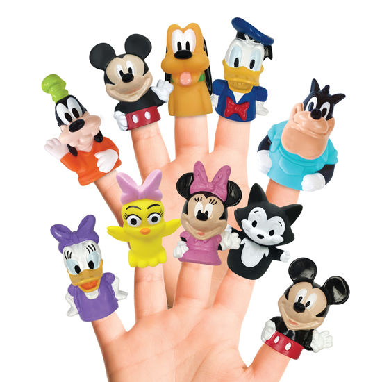 Picture of Disney Mickey & Friends 10 Piece Finger Puppet - Party Favors, Educational, Bath Toys, Story Time, Floating Pool Toys, Beach Toys, Finger Toys, Playtime