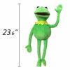 Picture of Kermit Frog Hand Puppet, Kermit The Frog Stuffed Plush Toy for Boys & Girls, The Puppet Movie Show Soft Frog Doll for Role Play - 24 Inches