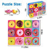 Picture of LELEMON Puzzles for Kids Ages 4-8,Donut Puzzle 100 Piece Puzzles for Kids in a Metal Box, Educational Kids Puzzles Jigsaw Puzzles 100 Piece Puzzle Games Puzzle Toys for Girls and Boys