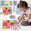 Picture of LELEMON Puzzles for Kids Ages 4-8,Donut Puzzle 100 Piece Puzzles for Kids in a Metal Box, Educational Kids Puzzles Jigsaw Puzzles 100 Piece Puzzle Games Puzzle Toys for Girls and Boys