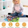 Picture of LELEMON Puzzles for Kids Ages 4-8,100 Piece Puzzles for Kids in a Metal Box, Educational Kids Puzzles Jigsaw Puzzles 100 Piece Puzzle Games Puzzle Toys Childrens Puzzles for Girls and Boys