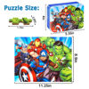 Picture of LELEMON Puzzles for Kids Ages 4-8,100 Piece Puzzles for Kids in a Metal Box, Educational Kids Puzzles Jigsaw Puzzles 100 Piece Puzzle Games Puzzle Toys Childrens Puzzles for Girls and Boys