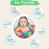 Picture of Hovenlay Ball Pit Balls Phthalate Free BPA Free Crush Proof Plastic - 7 Bright Colors in Reusable Play Toys for Kids with Storage Bag