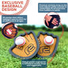 Picture of Toss and Catch Ball Set: Easter Basket Stuffers & Kids Baseball Training Glove Toy Paddle - Baseball Games for Kids - Easter Gifts for Boys & Girls - Velkro Ball and Catch Game - Outdoor Toys All Ages