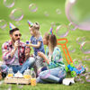 Picture of Lydaz Bubble Lawn Mower for Toddlers 1-3, Kids Bubble Blower Maker Machine, Summer Outdoor Push Yard Garden Toys, Valentines Day Birthday Gifts Toys for Preschool Baby Boys Girls Age 1 2 3+ Year Old