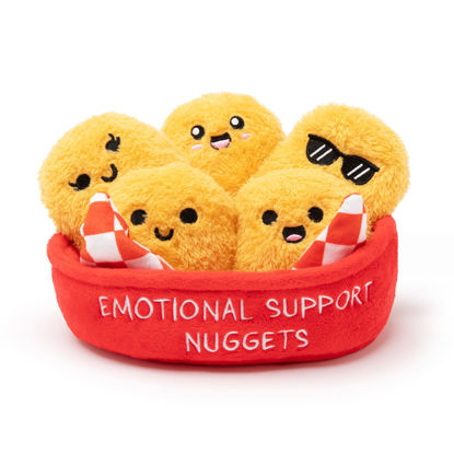 Picture of What Do You Meme Emotional Support Nuggets - Plush Nuggets Stuffed Animal