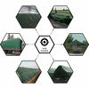 Picture of CARTMAN Finished Size 8x10 Feet Waterproof Green Tarp 8 Mil Thick, Multipurpose Protective Cover for Emergency Rain Shelter Camping Tarpaulin