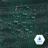 Picture of CARTMAN Finished Size 8x10 Feet Waterproof Green Tarp 8 Mil Thick, Multipurpose Protective Cover for Emergency Rain Shelter Camping Tarpaulin