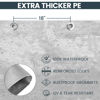 Picture of TICONN Heavy Duty Tarp Cover, Extra Thick Tarps Waterproof Tear and Rip Proof UV Resistant Tarpaulin with Reinforced Grommets and Edges (5.5 Mil, 6'x8')