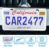 Picture of 2-Pack Solid Silver Rust-Proof Car License Plate Frames - Universal Stainless Steel Holder With Screws & Caps for Women & Men by Lengnoyp