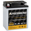 Picture of Autocessking YTX14AH-BS 12V 12Ah Battery, Rechargeable Sealed AGM Battery Maintenance Free Powersport Replacement Battery for Motorcycle, ATV and Scooter