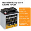 Picture of Autocessking YTX14AH-BS 12V 12Ah Battery, Rechargeable Sealed AGM Battery Maintenance Free Powersport Replacement Battery for Motorcycle, ATV and Scooter