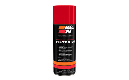 Picture of K&N Air Filter Oil: Aerosol; Restore Engine Air Filter Performance and Efficiency, 99-0516, 347g(12.25 Oz), Black
