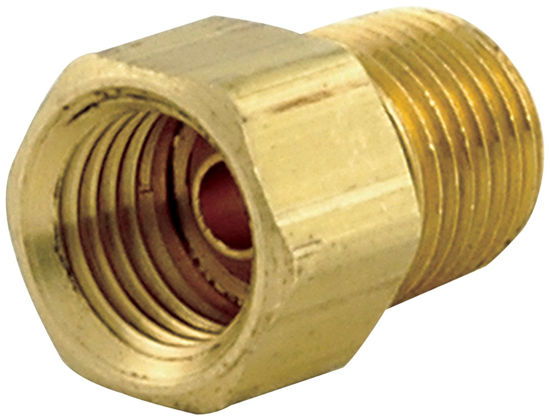 Picture of Allstar Performance ALL50120 1/8" NPT to 3/8-24" Adapter Fitting 4 Pack