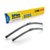 Picture of 24"+19" Windshield Wiper Blades Replacement For VW Volkswagen Jetta 2011-2023 Passat 2012-2018 CC 2013-2017, Premium All-Season Automotive Replacement Windshield Wiper Blades For My Car-Top Lock 16mm