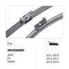 Picture of 24"+19" Windshield Wiper Blades Replacement For VW Volkswagen Jetta 2011-2023 Passat 2012-2018 CC 2013-2017, Premium All-Season Automotive Replacement Windshield Wiper Blades For My Car-Top Lock 16mm