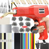 Picture of Upgraded 220W Plastic Welder, 2 in 1 Plastic Welding Kit Plastic Repair Welder Kit 1000PCS Hot Stapler Soldering Gun with 100PCS Plastic Welding Rods Car Bumper Repair Kit for Most Plastic Repair