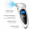 Picture of JUSTTOP Digital Tire Pressure Gauge, 150PSI 4 Setting for Cars, Trucks and Bicycles, Backlit LCD and Anti-Skid Grip for Easy and Accurate Reading(Silver)