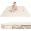 Picture of Stylish Padded Baby Play Mat for Your Boy or Girl - Extra Thick & Super Soft Vegan Leather Floor Mat Creates A Safe Play Area for Little Ones - A Beautiful Playmat That Fits Nicely Into Any Playroom