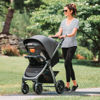 Picture of Chicco Bravo 3-in-1 Trio Travel System, Quick-Fold Stroller with KeyFit 30 Infant Car Seat and base | Camden/Black