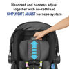 Picture of Graco SnugFit 35 Infant Car Seat with Simply Safe Adjust Harness System | Baby Car Seat with Anti Rebound Bar, Gotham
