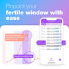 Picture of Easy@Home Ovulation Test Predictor Kit : Accurate Fertility Test for Women (Width of 5mm), Fertility Monitor Test Strips, 50 LH Strips with 50 Urine Cups