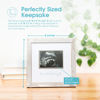 Picture of Pearhead Love at First Sight Sonogram Picture Frame, Gender Neutral Ultrasound Keepsake, Baby Gift, GIft For Expecting Parents, Ideal Pregnancy Gift, Baby Shower and Nursery Decor, 4” x 3” Photo Insert, Rustic