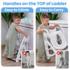 Picture of Potty Training Seat & Toddler Step Stool, Ultimate Stability Toddler Toilet Seat, Adjustable Step & Seat Height Potty Seats for Toddlers Boys Girls(Grey)