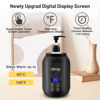 Picture of Massage Oil Warmer Bottle Professional Electric Lotion Digital Heater for SPA, Automatic Oil Warmer Heated Oil Lotion Cream for Salon, Barber Shops, Home, with Two Oil Bottle Dispenser (Black)