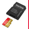 Picture of SanDisk 128GB Extreme microSDXC UHS-I Memory Card with Adapter - Up to 190MB/s, C10, U3, V30, 4K, 5K, A2, Micro SD Card - SDSQXAA-128G-GN6MA