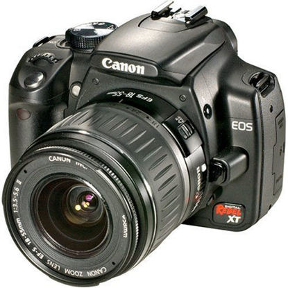 Picture of Canon Digital Rebel XT DSLR Camera with EF-S 18-55mm f3.5-5.6 Lens (Black) (OLD MODEL) (Renewed)